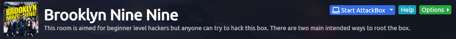 Brooklyn Nine Nine - TryHackMe Walkthrough