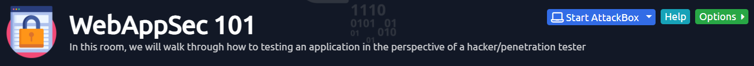 WebAppSec 101 - TryHackMe Walkthrough